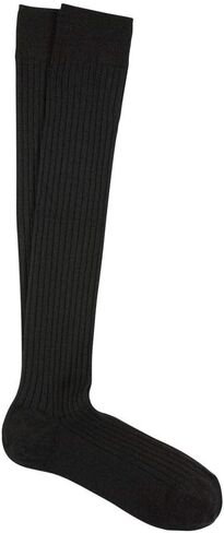Marcoliani Milano Mens Over The Calf Ribbed Extrafine Merino Dress Socks in Kuwait