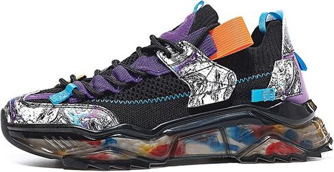 GSIGUL Mens Running Shoes Sports Athletic Fashion Sneakers Lightweight Tennis Walking Shoes Workout Shoes in Kuwait