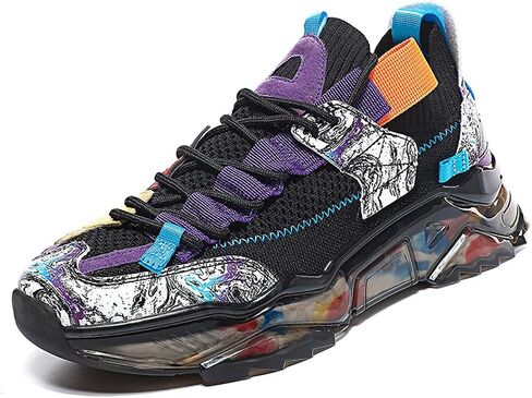 GSIGUL Mens Running Shoes Sports Athletic Fashion Sneakers Lightweight Tennis Walking Shoes Workout Shoes in Kuwait