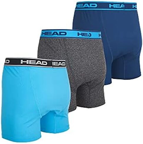 HEAD Mens Underwear -Boxer Briefs, Briefs or String Bikinis Performance or Cotton Stretch 12-Pack Tagless S-5XL in Saudi Arabia