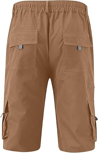 Mens Shorts Casual Men's Sports Pocket Workwear Casual Loose Shorts Jogging Soft Cotton Men in Saudi Arabia