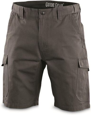 Guide Gear Mens Cargo Shorts Heavy Duty Cotton Ripstop - for Casual, Hiking, Summer in Saudi Arabia