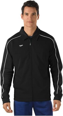 Speedo Men's Jacket Full Zip Collard Streamline Team Warm Up in Kuwait