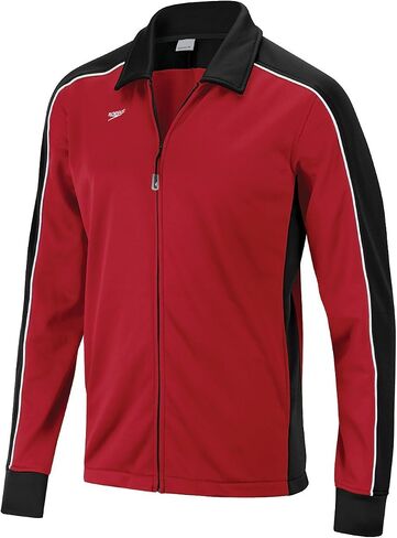 Speedo Men's Jacket Full Zip Collard Streamline Team Warm Up in Kuwait