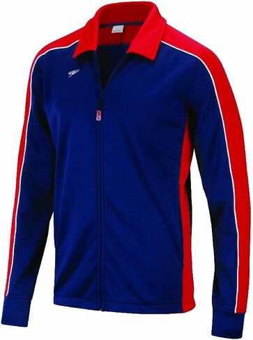 Speedo Men's Jacket Full Zip Collard Streamline Team Warm Up in Kuwait
