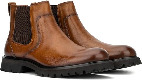 Vintage Foundry Co. Men's Charles, Chelsea Boots, Round Toe, Rubber Outsole in Kuwait