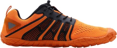 حذاء Oranginer شبكي مطاطي للرجال حافي القدمين - صندوق عريض عند الأصابع - بدون قطرة - حذاء جري بسيط in Kuwait