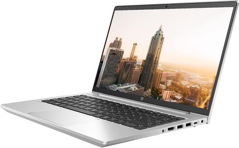 HP لابتوب برو بوك 445 للاعمال بشاشة FHD 14 انش بدون لمس، معالج AMD رايزن 5 5625U، ذاكرة RAM 16GB، SSD 512GB، كاميرا بالاشعة تحت الحمراء، كيبورد باضاءة خلفية، واي فاي 6، RJ-45، HDMI، ويندوز 10 برو، فضي in Saudi Arabia