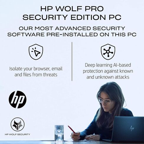 HP لابتوب برو بوك 445 للاعمال بشاشة FHD 14 انش بدون لمس، معالج AMD رايزن 5 5625U، ذاكرة RAM 16GB، SSD 512GB، كاميرا بالاشعة تحت الحمراء، كيبورد باضاءة خلفية، واي فاي 6، RJ-45، HDMI، ويندوز 10 برو، فضي in Saudi Arabia