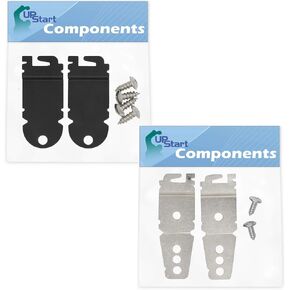 8212560 & 8269145 Mounting Bracket Replacement Kit With Screw Replacement for KitchenAid KDTE104DSS0 Dishwasher - Compatible with WP8269145 & 8212560 Undercounter Dishwasher Mounting Bracket in Saudi Arabia