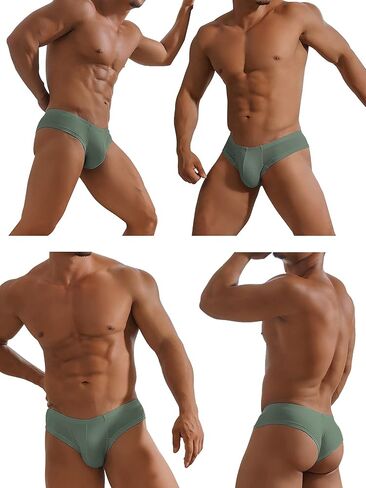 WINDAY Men's Briefs Micro Modal Bikini Briefs and Low Rise Underwear AD325 in Kuwait