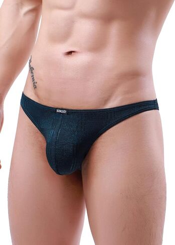 iKingsky Men's Sexy Cheeky Pouch Briefs Bugle High Stretch Bikini Underwear Low Rise Half Back Under Panties for Men in Saudi Arabia