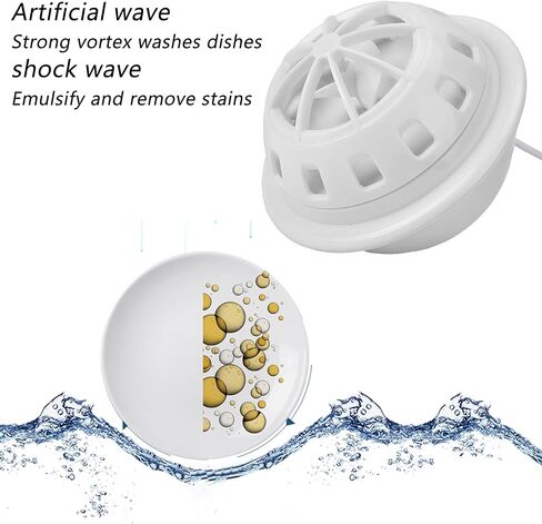 USB Dishwasher, Dish Washing Machine Household Kitchen Supply 15 Minutes Quickly Remove To Dishware Fruit Vegetable(green) in Kuwait