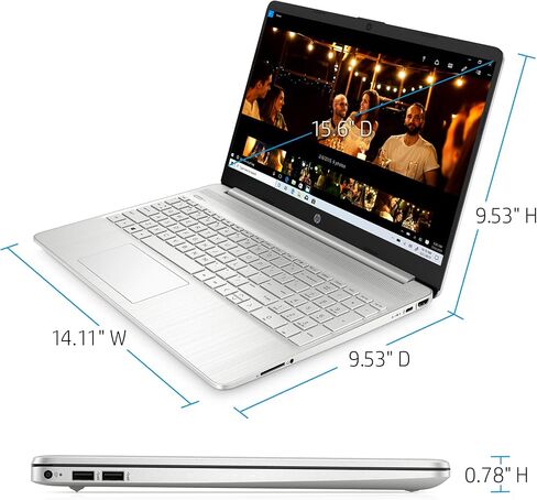 لاب توب اتش بي بشاشة لمس 15 بوصة، ايه ام دي رايزن 3 3250U، ذاكرة رام 8 جيجابايت، 256 جيجابايت اس اس دي، ويندوز 10 هوم إن إس مود (15-ef1020nr، فضي طبيعي) in Saudi Arabia