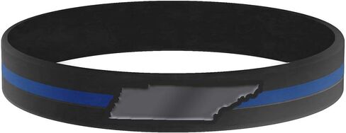 Thin Blue Line State Bracelets in Saudi Arabia