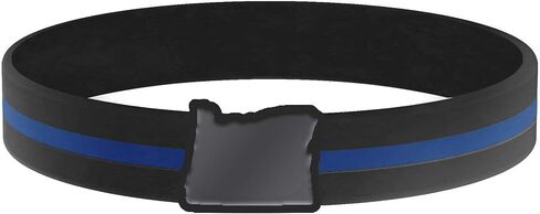 Thin Blue Line State Bracelets in Saudi Arabia