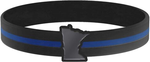 Thin Blue Line State Bracelets in Saudi Arabia