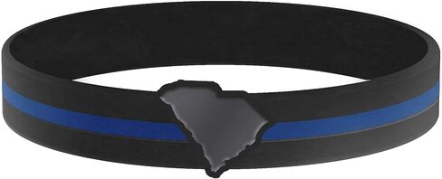 Thin Blue Line State Bracelets in Saudi Arabia