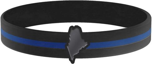 Thin Blue Line State Bracelets in Saudi Arabia