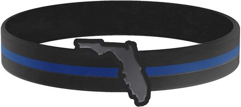 Thin Blue Line State Bracelets in Saudi Arabia