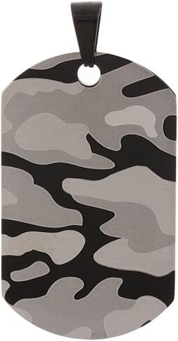 Free Engraving Medical Alert ID Necklaces and Bracelets Set for Men Stainless Steel Medic Identification Pendant Necklace Camouflage Dog Tag & Paracord Rope Cuff Bracelet Allergy Awareness Jewelry in Saudi Arabia