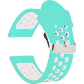 Universal 18mm 20mm 22mm 24mm Width Silicone Watch Band Replacement, Quick Release Rubber Watch Bands for Men & Women in Saudi Arabia