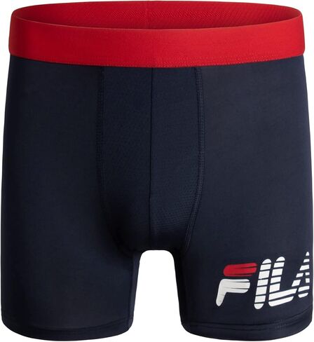Fila Men's 6" Trunk No Fly Front with Pouch, Jersey & Mesh, 4-Pack in Saudi Arabia