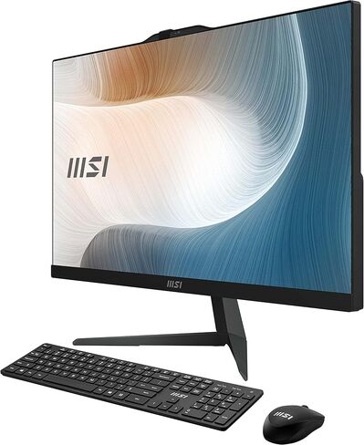 ام اس اي ايه ام 242T AIO كمبيوتر محمول، شاشة 23 انش فل اتش دي لمس، انتل كور i3-1115G4، ذاكرة 8 جيجابايت، ذاكرة 256 جيجابايت، واي فاي 6، BT 5.1، كاميرا ويب فل اتش دي، اسود، ويندوز 11 هوم (11M-1431US) in Kuwait
