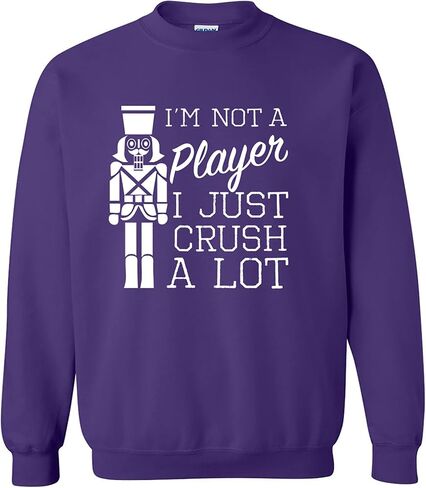 I'm Not A Player I Just Crush A Lot Crewneck Sweatshirt in Kuwait