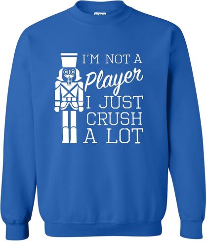 I'm Not A Player I Just Crush A Lot Crewneck Sweatshirt in Kuwait