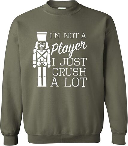 I'm Not A Player I Just Crush A Lot Crewneck Sweatshirt in Kuwait
