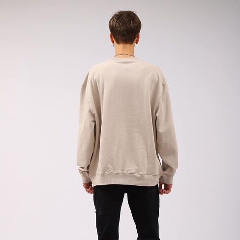 Arnodefrance الرجال الجرافيك بلوزات خمر الطباعة البلوز القطن فضفاض Crewneck هوديس البلوز in Kuwait