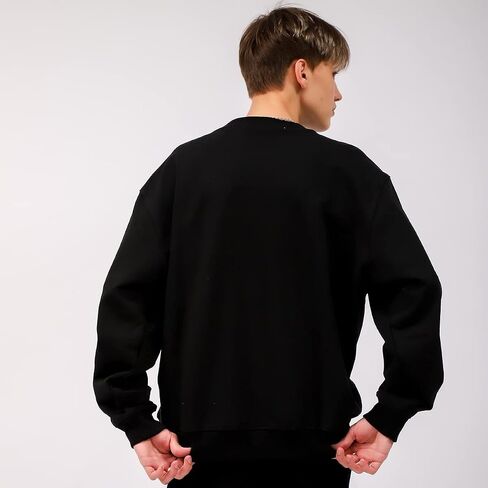 Arnodefrance الرجال الجرافيك بلوزات خمر الطباعة البلوز القطن فضفاض Crewneck هوديس البلوز in Kuwait
