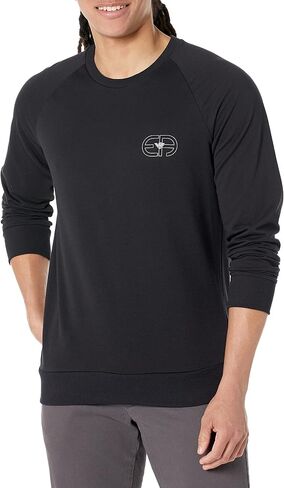 Emporio Armani Men's All Over Logo Terry Sweater in Kuwait