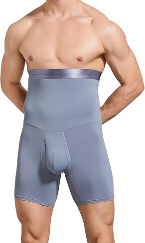 شورت رجالي للتحكم في البطن من SHIONF، ملابس داخلية عالية الخصر، ملابس داخلية للتخسيس، ملابس داخلية لتشكيل الجسم، سراويل داخلية للساق in Kuwait