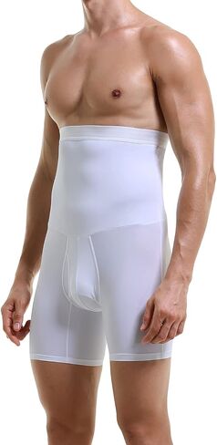 شورت رجالي للتحكم في البطن من SHIONF، ملابس داخلية عالية الخصر، ملابس داخلية للتخسيس، ملابس داخلية لتشكيل الجسم، سراويل داخلية للساق in Kuwait