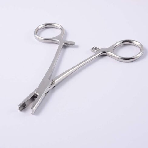 CHUANCI 316L Stainless Steel Dermal Anchor Holding Pliers Professionele Piercing Tool Body Jewelry Tools Dermal disc Forceps in Kuwait