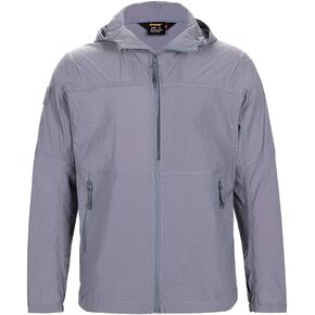 EXCELLENT ELITE SPANKER Men's Lightweight Zip Waterproof Windbreaker Jacket Active Hooded Packable Jacket Trench Coats