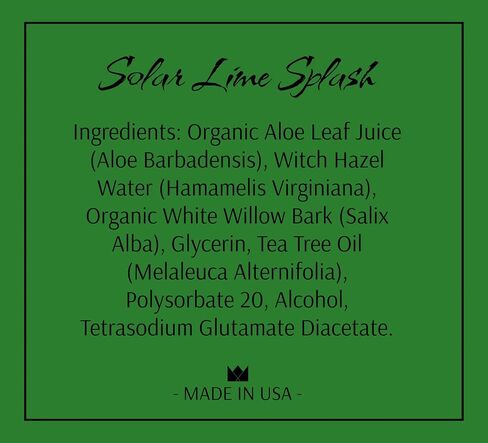 Alien Shave Premium After Shave Splash for Men (Solar Lime). Powered with Aloe & Witch Hazel 3.4 oz (1-Pack) in Saudi Arabia