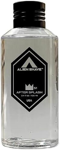 Alien Shave Premium After Shave Splash for Men (Solar Lime). Powered with Aloe & Witch Hazel 3.4 oz (1-Pack) in Saudi Arabia
