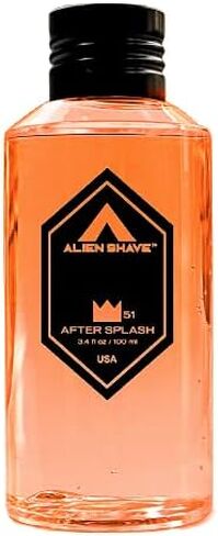 Alien Shave Premium After Shave Splash for Men (Solar Lime). Powered with Aloe & Witch Hazel 3.4 oz (1-Pack) in Saudi Arabia