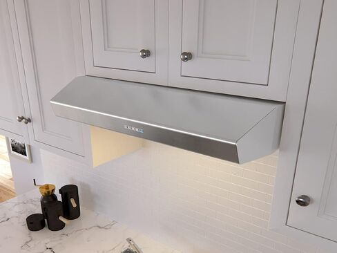 Zephyr AK1200CS Essentials Breeze Series 30 Inch Under Cabinet Convertible Hood with 400 CFM, LED Lights, Electronic Touch Controls in Stainless Steel in Saudi Arabia