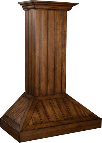 ZLINE 30 in. Wooden Wall Mount Range Hood in Rustic Light Finish - Includes Motor (KPLL-30) in Saudi Arabia