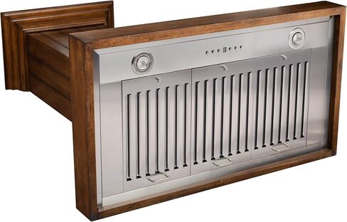 ZLINE 30 in. Wooden Wall Mount Range Hood in Rustic Light Finish - Includes Motor (KPLL-30) in Saudi Arabia