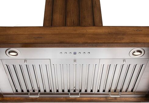 ZLINE 30 in. Wooden Wall Mount Range Hood in Rustic Light Finish - Includes Motor (KPLL-30) in Saudi Arabia