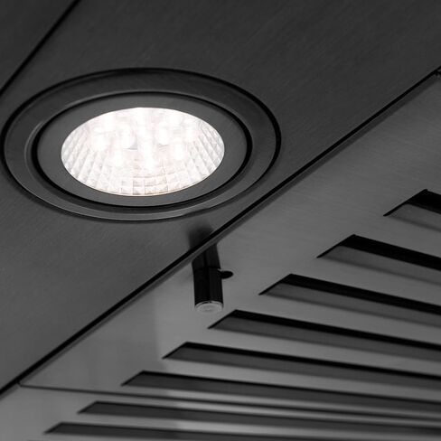 ZLINE Convertible Vent Wall Mount Range Hood in Black Stainless Steel (BSKBN) (48) in Saudi Arabia