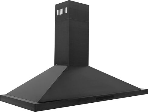 ZLINE Convertible Vent Wall Mount Range Hood in Black Stainless Steel (BSKBN) (48) in Saudi Arabia