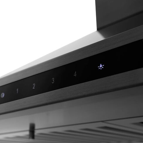 ZLINE Convertible Vent Wall Mount Range Hood in Black Stainless Steel (BSKBN) (48) in Saudi Arabia