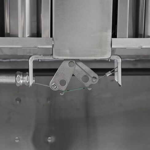 48.6" Ventless Hood System with Fire Suppression | Portable Commercial Cooking Equipment for Concessions, Food Courts, Old Buildings | Stainless Steel, Made in USA in Saudi Arabia