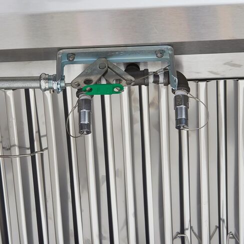 48.6" Ventless Hood System with Fire Suppression | Portable Commercial Cooking Equipment for Concessions, Food Courts, Old Buildings | Stainless Steel, Made in USA in Saudi Arabia